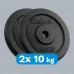 Rebel Active RBA-2129 cast iron zestaw 2 x 10 kg