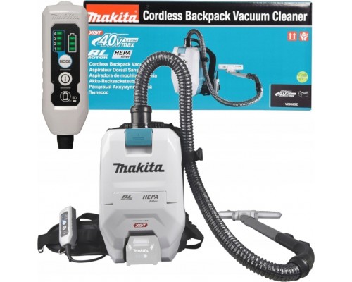 Makita ODKURZACZ AKUMULATOROWY PLECAKOWY 2 L 40V XGT 0*AH