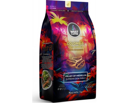 West Caffee Colombia Valley of Medelin Supremo don Pablo