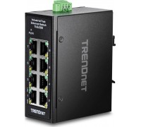 Switch TRENDnet TRENDnet 8-Port Industrial Fast Ethernet DIN-Rail MiniSwitch