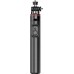 Selfie nūjiņa Hurtel Selfie nūjiņa WC13YDS teleskopisks tripods 1.3m ar dubulto lampu un turētāju telefonam - black