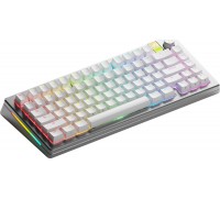 Glorious GMMK 3 Pro HE Wireless 75 % Custom Gaming-  Pre-Built, ANSI (US), Fox HE Switches, Silver