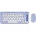Logitech POP Icon Combo klawiatura Dołączona myszka Uniwersalne Bluetooth QWERTZ Szwajcarski Liliowy, White