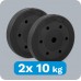 Rebel Set obciążeń bituminousch 2x10kg 31mm Active