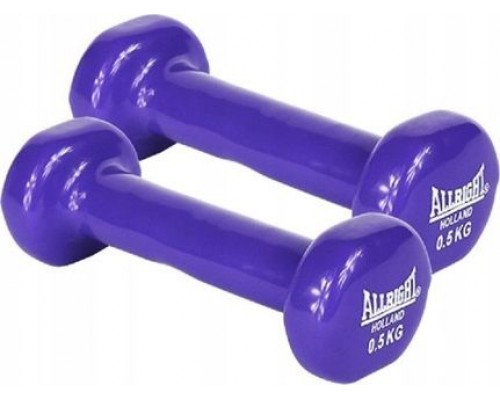 Allright Dumbbells Fe04025 vinyl 2 x 0.5 kg