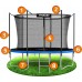 Garden Trampoline Neo-Sport NeoSport Garden Trampoline 6ft/183cm With inner mesh with ladder