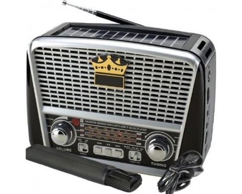 RADIO GŁOŚNIK BT USB PRZENOŚNE SOLAR AKUMULATOR