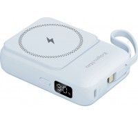 ML POWERBANK Induction Kruger&Mat 10000 mAh Mag Safe  kablem Blue