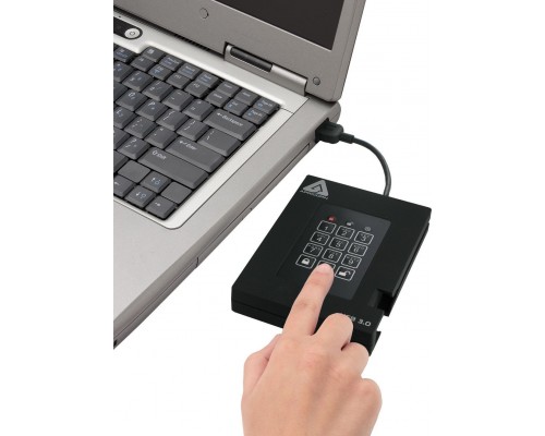 Apricorn Aegis Padlock Fortress 256 GB USB 3.2 Gen 1 (3.1 Gen 1) Black