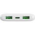 Puro DAILY 10 PLUS 10000mAh 2x USBA / 1x USB-C 22.5W - biały