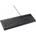 Kensington KB100 EQ klawiatura Dom/Biuro USB QWERTY Skandynawia Czarny