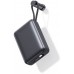 Swissten Power Bank 20000 mAh with Built-In Cables USB-C and Lightning