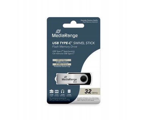 MediaRange USB-Stick  USB 3.2 Gen1 USB-C   32GB