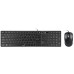 Genius SlimStar C126 COPILOT, zestaw klawiatura z optyczn� myszk�, CZ/SK, przewodowa (USB), czarna, niski profil