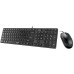 Genius SlimStar C126 COPILOT, zestaw klawiatura z optyczn� myszk�, CZ/SK, przewodowa (USB), czarna, niski profil