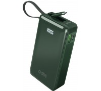 SBS Mobile SBS LCD Power Bank 10000 mAh zielony -   energii