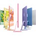 iMac24" Silver/M4-10C-CPU,10C-GPU/16GB/256GB SSD/NK-ID-Deutsch/MM2/1GB Ethernet