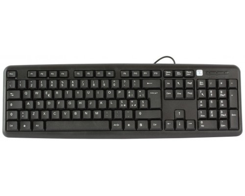 biurowa USB włoska 105 klawiszy czarna