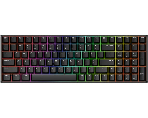 IQUNIX F97 Dark Side Wireless Gaming Keyboard, RGB - MX-Red-Switches (US)