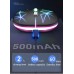 MYSZKA BEZPRZEWODOWA SLIM LED ŁADOWANA RGB BEZKLIKOWA USB 2.4Ghz AKUMULATOR