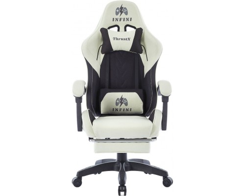 z tkaniny Infini ThrustX Cream with footrest