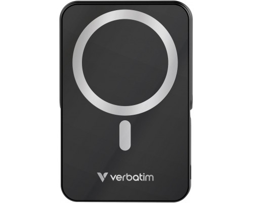 Verbatim Power Bank mit Standfuß mag.Wireless 10000mA schw. 32264