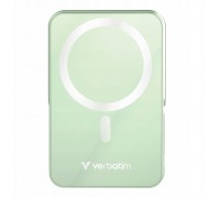 Verbatim,   �adowaniem Wirelessm, 5V, �adowanie telefonu, 32259, 10 000mAh, Mocowanie magnetyczne, zielona