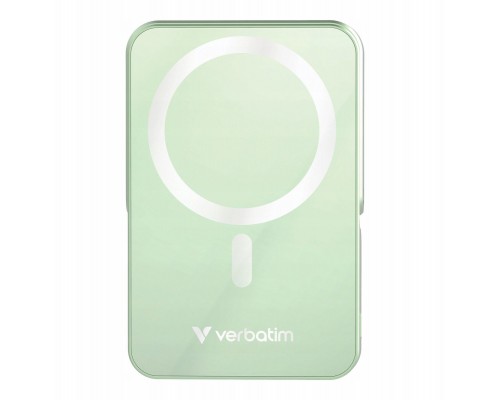 Verbatim,   �adowaniem Wirelessm, 5V, �adowanie telefonu, 32259, 10 000mAh, Mocowanie magnetyczne, zielona