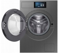 Samsung  9 kg  dzilums 60 cm  1400 apgr/min.  sudraba - Velas mazgajama masina ar prieksejo ieladi