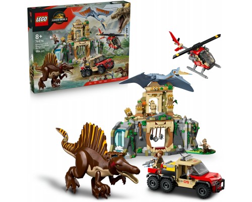 LEGO Powietrzna misja z kecalkoatlem i spinozaurem