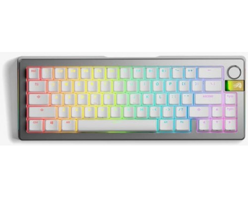 Glorious Gaming GMMK 3 PRO HE 65% Prebuilt Wireless  RF Wireless QWERTY US English Silver
