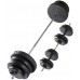 VIRTUFIT REGULOWANY SET SZTANGI I HANTLE - 60.5 KG - BLACK