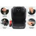 FMonroe FOTELIK SAMOCHODOWY MODEL HUGO black-szary R129 100-150 CM ISOFIX
