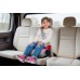 FOTELIK SAMOCHODOWY PODKŁADKA SIEDZISKO Z ISOFIX SZARO-RÓŻOWY R129 125-150 CM