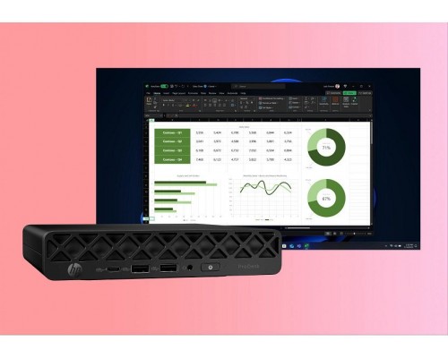 HP ProDesk 4 Mini G1i AI Intel Core Ultra 5 235T 16 GB DDR5-SDRAM 512 GB SSD Windows 11 Pro Mini PC AI PC Black