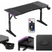 Gaming galds Huzaro Hero 3.6 RGB Black Black 140 cmx60 cm