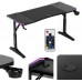 Gaming galds Huzaro Hero 3.6 RGB Black Black 140 cmx60 cm