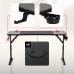 Gaming galds Huzaro Hero 3.6 RGB Black Black 140 cmx60 cm