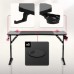 Gaming galds Huzaro Hero 3.6 RGB Black Black 140 cmx60 cm