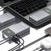 Dudao K31 Pro 45W 20000mAh with a built-in zwijanym kablem USB-C - gray
