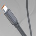 Dudao K31 Pro 45W 20000mAh with a built-in zwijanym kablem USB-C - gray