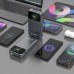 Dudao K31 Pro 45W 20000mAh with a built-in zwijanym kablem USB-C - gray