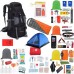 Plecak Ewakuacyjny + Wyposażenie ReadyPack X2 Zestaw Namiot Śpiwór Jedzenie/ ReadyPack X2 Black