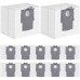 Vacuum Cleaner AccessoryROBOROCKDisposable Dust Bag 12-packWhiteFor H58.04.0032 8.04.0032 (6974653810092)
