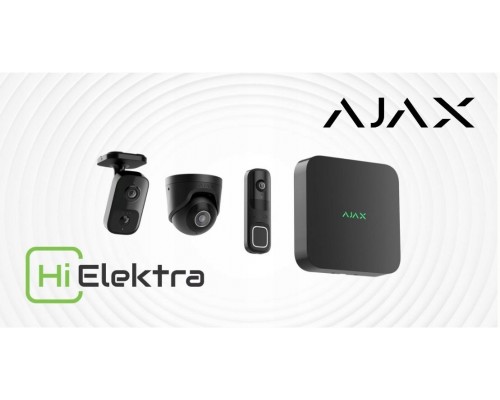 Ajax Kamera HL - kopułka TurretCam (5 Mp/4 mm) (8EU) - black