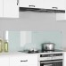 vidaXL Przód kuchenny 2 pcs Biały 70 x 40 cm szkło hartowane