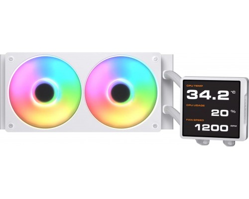 Cougar CGR-PSDVPRGB-W-240 12 cm White