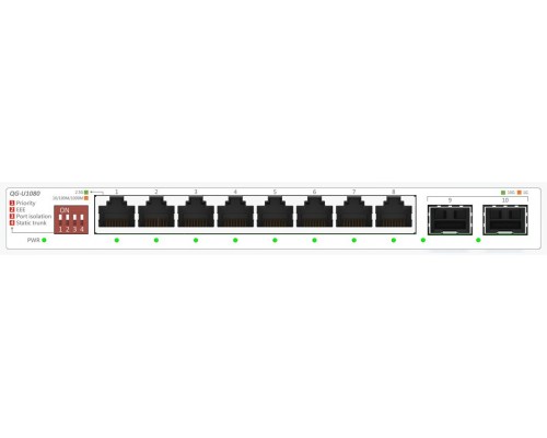 Switch Asus QG-U1080 Unmanaged 2.5G Ethernet (100/1000/2500) White