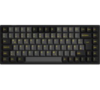 Akko AKKO Black & Gold 3084B Plus Gaming Keyboard, RGB – V3 Cream Yellow Pro Switches, ISO DE, Black & Gold