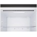 LG Refrigerator | GBBSJ1CCEP | Energy efficiency class C | Free standing | Combi | Height 186 cm | Fridge net capacity 220 L | Freezer net capacity 113 L | Display | 34 dB | Black